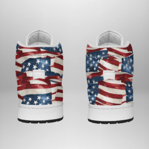 Army Bigfoot, Sasquatch, Men's high top, lace-up, leather shoes