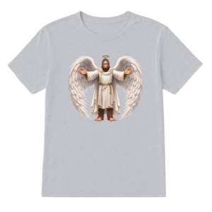 Bigfoot Angel, Sasquatch Angel, Adult Gildan 5000 Cotton T shirt