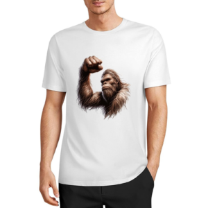Bigfoot - Sasquatch Big Muscle Short Sleeve Cotton T-Shirt