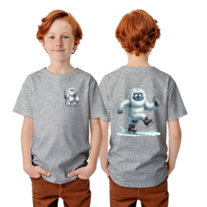 Bigfoot Sasquatch Designs, Kid’s Double Sided Gildan 5000B T Shirt